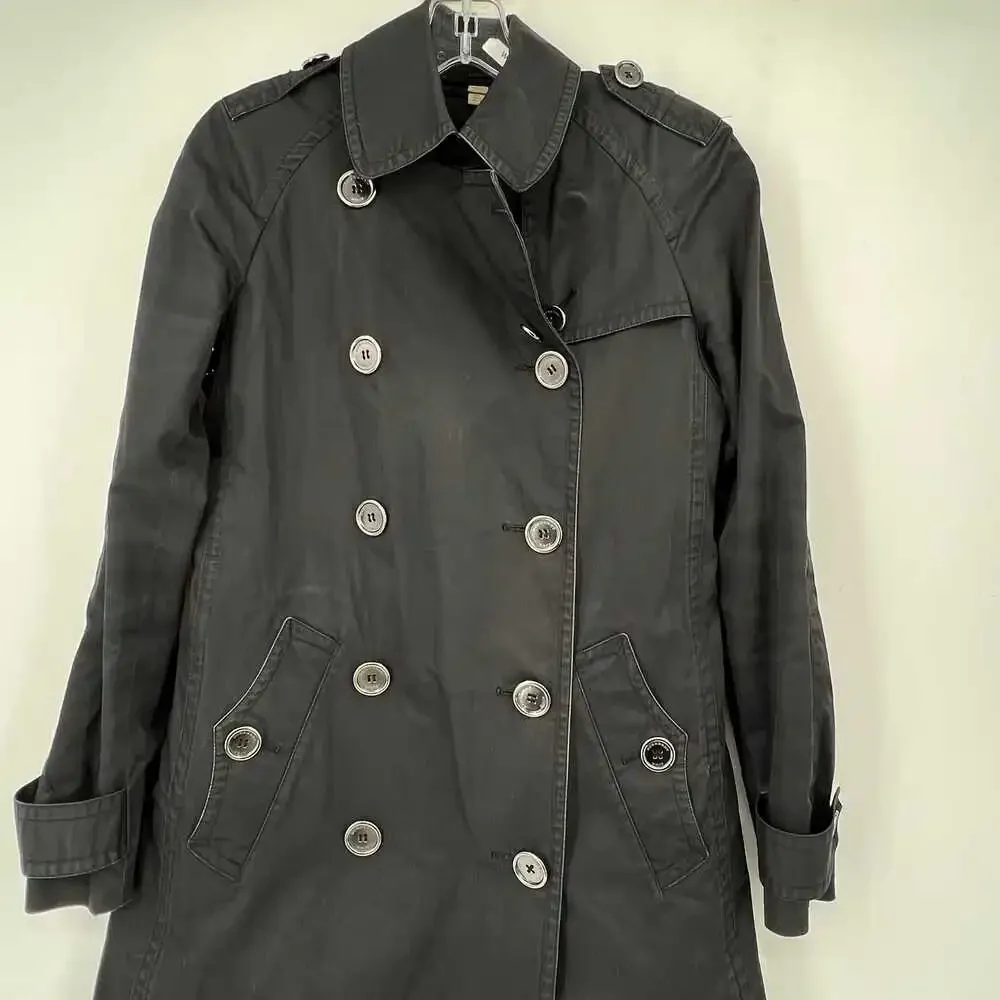 Burberry Brit Black Trench Coat | Women’s Regular 4 - Picture 5 of 11